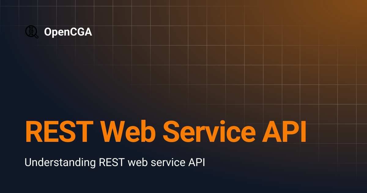 REST Web Service API | OpenCGA